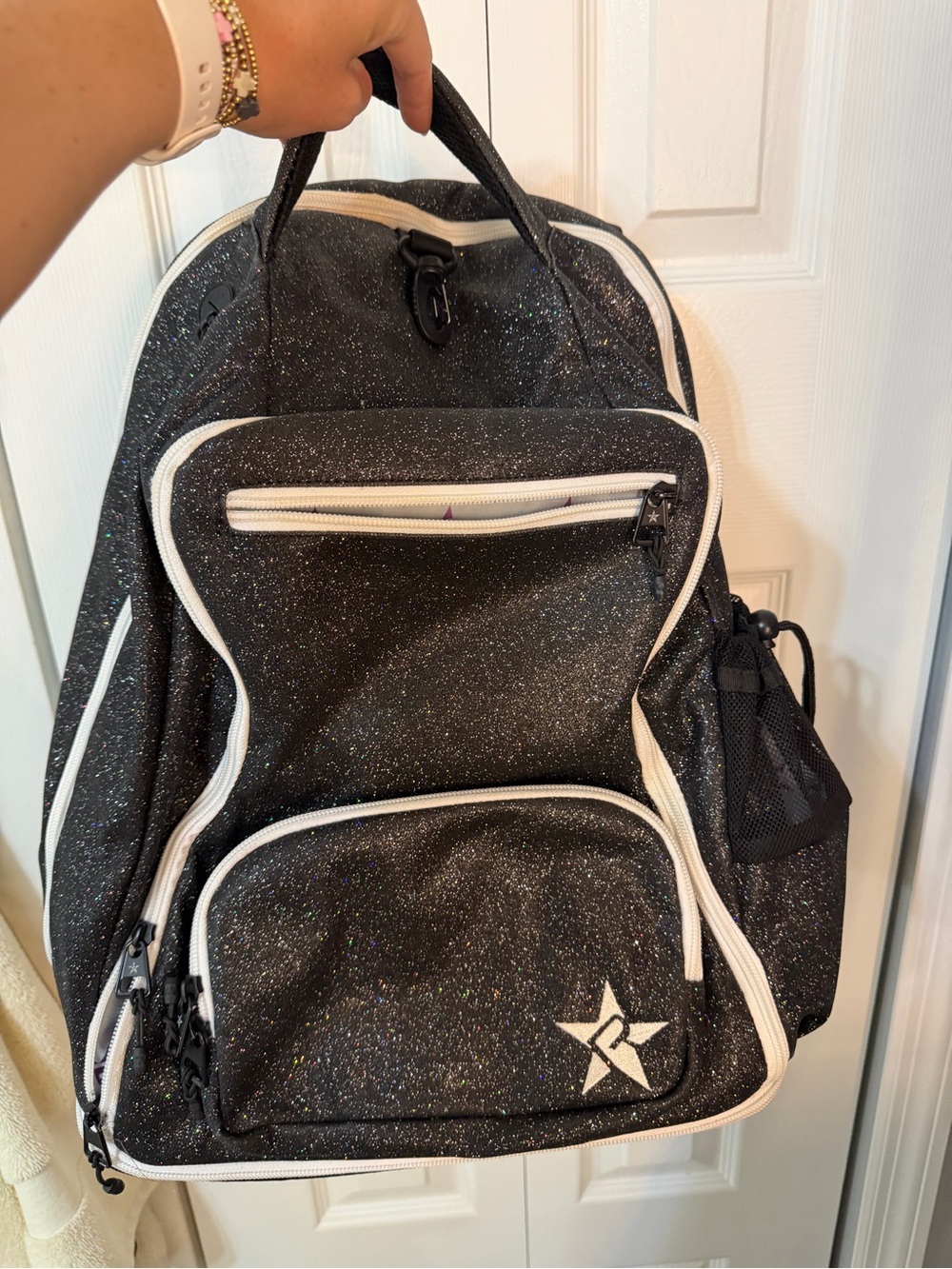 Rebel Athletic Backpack with Purple Star Lining
